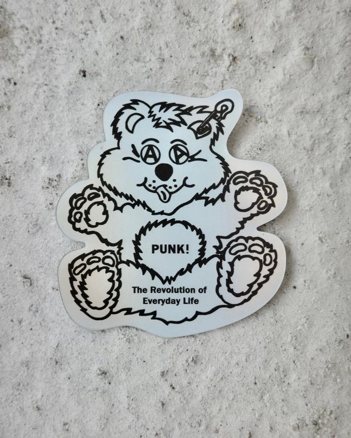 Punk! The Revolution of Everyday Life ステッカー(熊)
